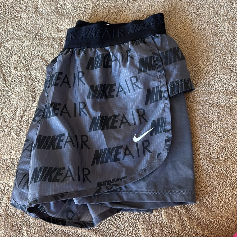 Nike Air Gray and Black Shorts